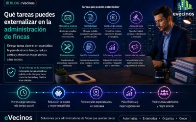 Qué tareas puedes externalizar en la administración de fincas