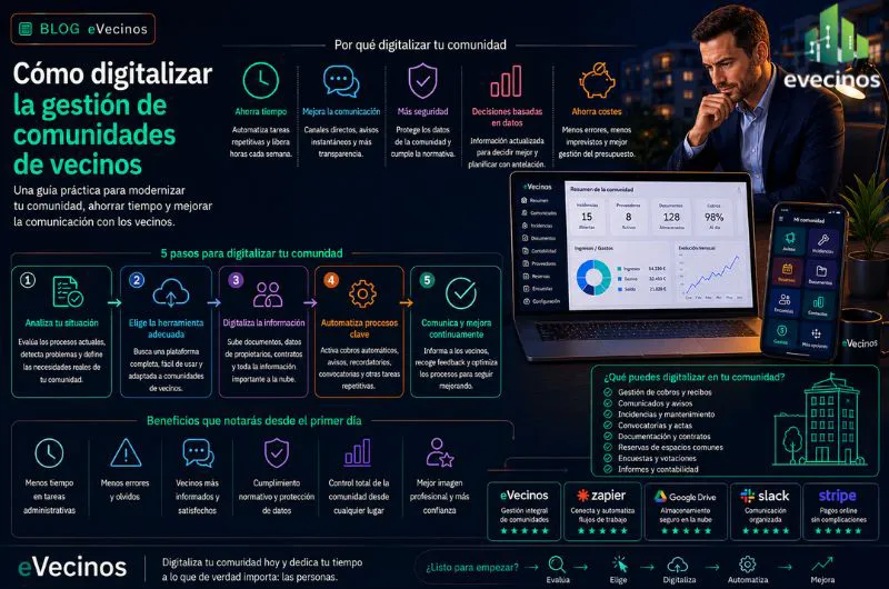 Cómo digitalizar la gestión de comunidades de vecinos