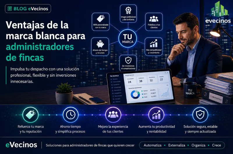 Ventajas de la marca blanca para administradores de fincas