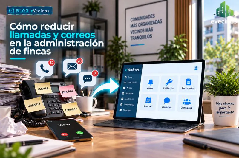 Cómo reducir llamadas y correos en la administración de fincas