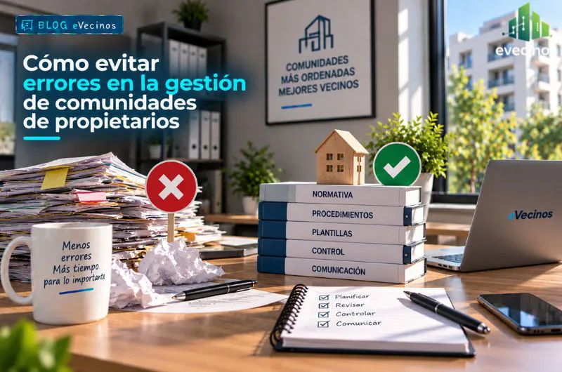 Cómo evitar errores en la gestión de comunidades de propietarios