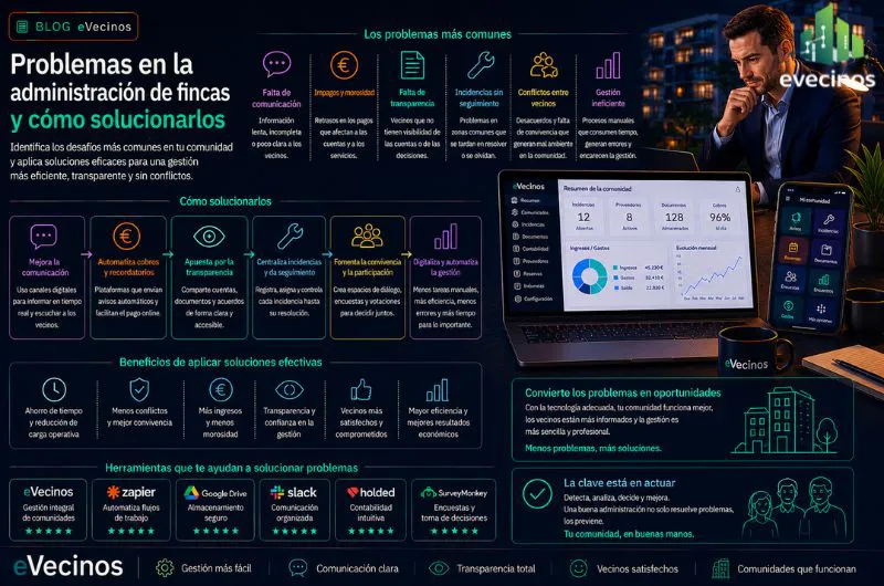 Problemas en la administración de fincas y cómo solucionarlos