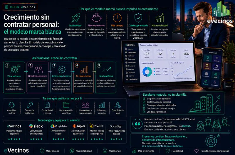 Crecimiento sin contratar personal: el modelo marca blanca