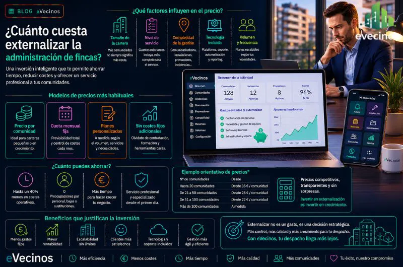 Cuánto cuesta externalizar la administración de fincas