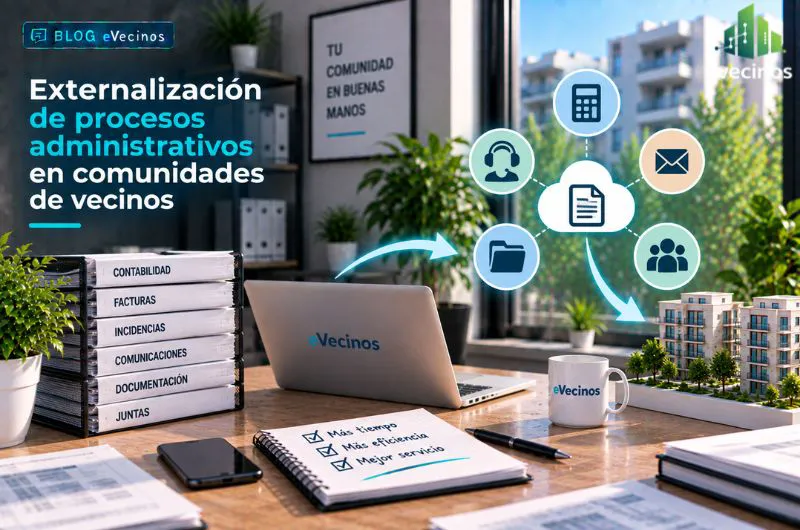 Externalización de procesos administrativos en comunidades de vecinos