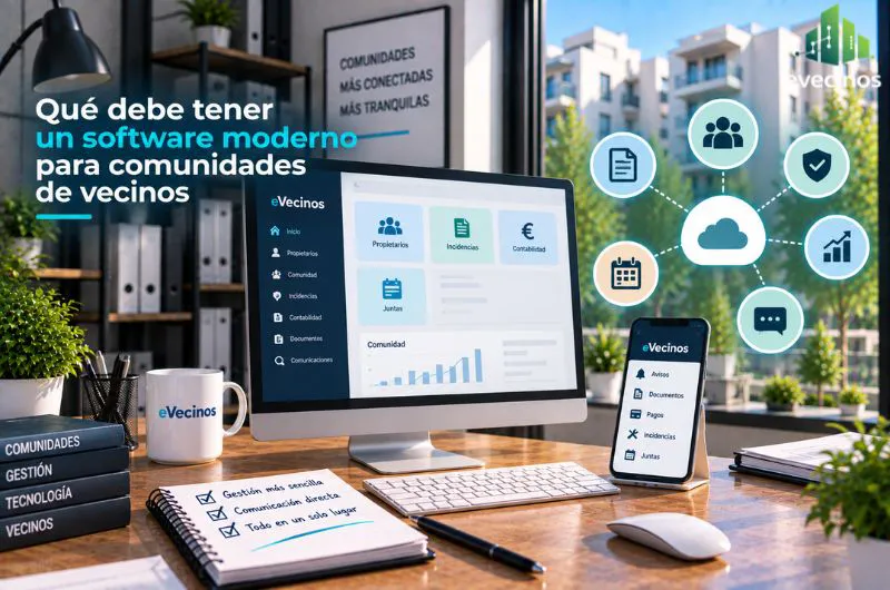 Qué debe tener un software moderno para comunidades de vecinos