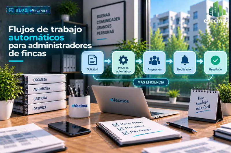 Flujos de trabajo automáticos para administradores de fincas