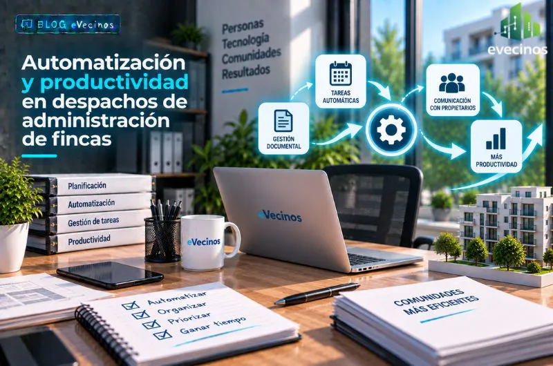 Automatización y productividad en despachos de administración de fincas