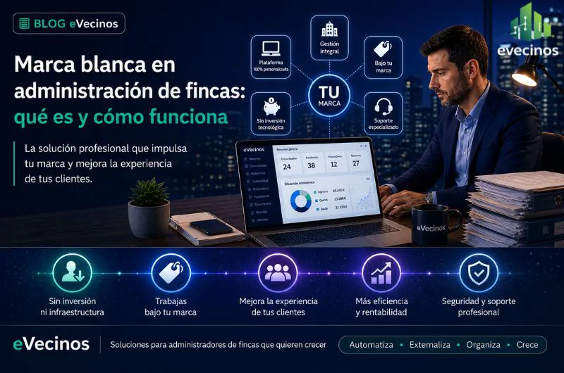 Marca blanca en administración de fincas: qué es y cómo funciona